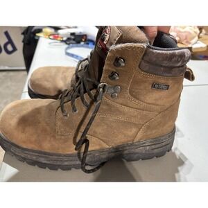 GENTLY USED .. Brahma Men's Bravo Waterproof Soft Toe Work Boots, Size: US 11